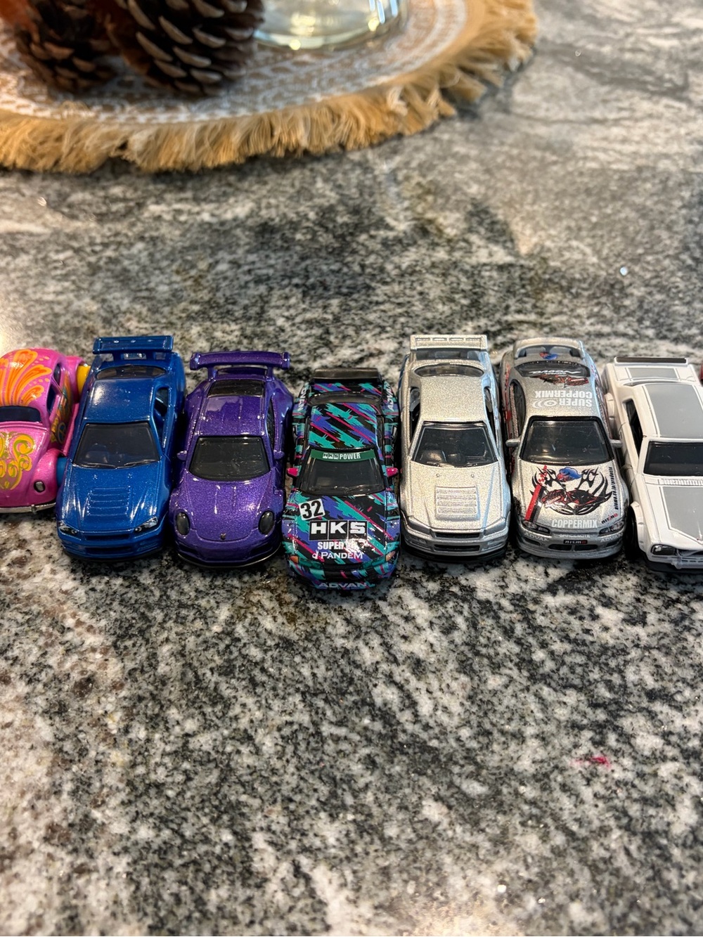9-Piece Collectible Die-Cast Toy Car Lot – Racing & Sports Cars